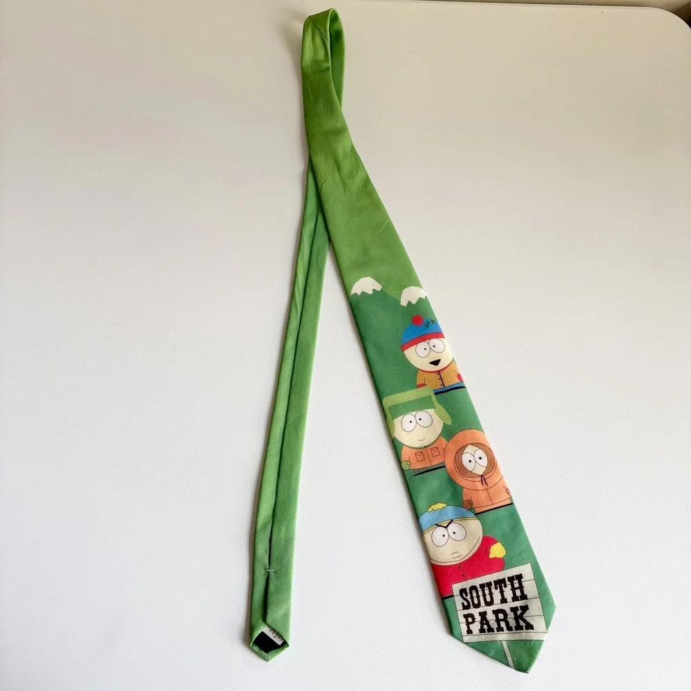 Ralph Marlin Mens Bundle Lot 4 Vintage 90s Novelty South Park Gumby Stooges Ties